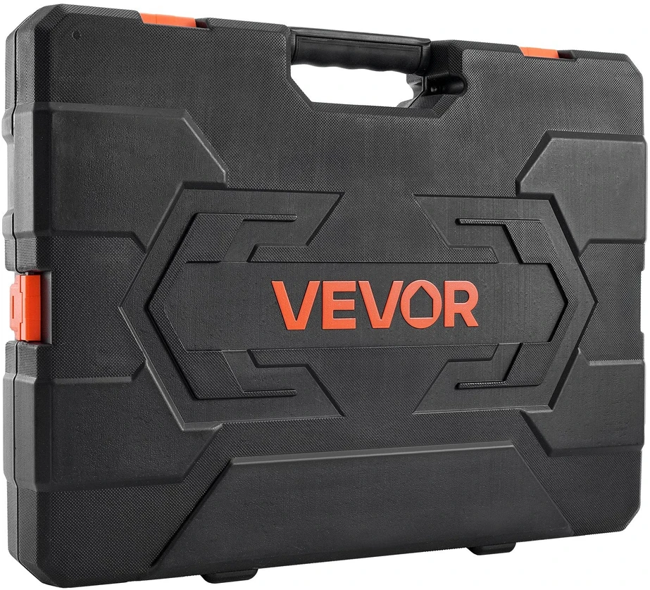 VEVOR 76 dalių galvučių ir terkšlės rinkinys automobilių remontui