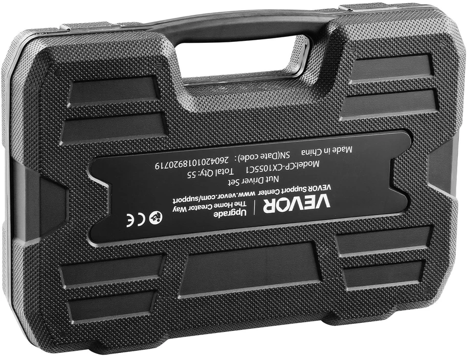 Galvučių ir suktuvų rinkinys VEVOR CP-CX1055C1, 55 dalių