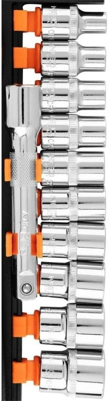 Neo Tools Rinkinys 1/2" galinių raktų rinkinys, 12 dalių, CrV