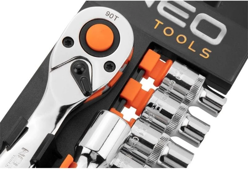 Neo Tools Rinkinys 1/2" galinių raktų rinkinys, 12 dalių, CrV