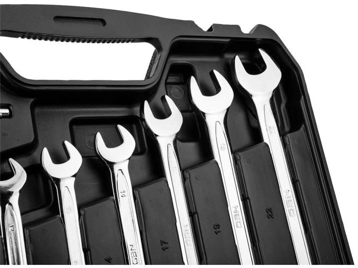 Zestaw Rinkinys 1/2", 1/4", 82 dalių CrV tipo veržliarakčių rinkinys