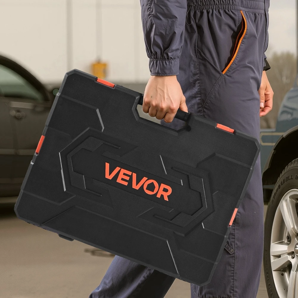 VEVOR 163 dalių galvučių rinkinys automobilių remontui