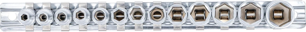 BGS GALVUČIŲ RINKINYS, ŠEŠIAKAMPIS | 6,3 MM (1/4") JUNGTIS | 4–14 MM | 13 VNT. (9102)
