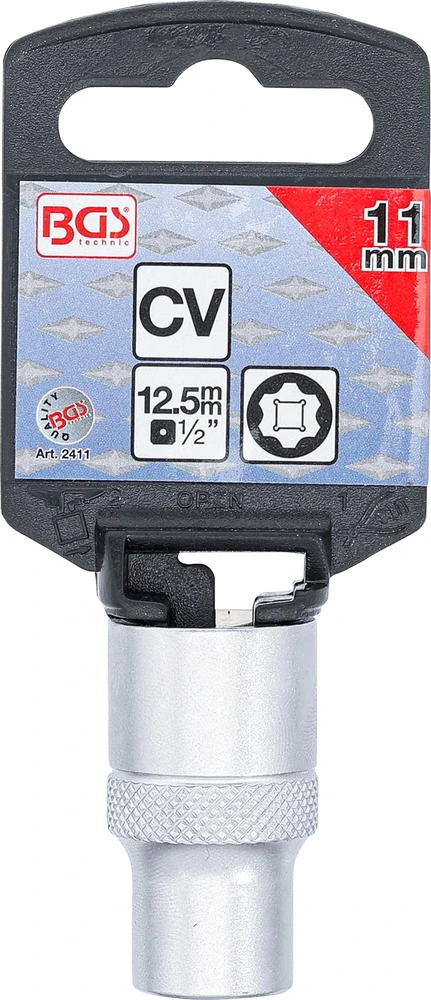 GALVUTĖ, „SUPER LOCK“ | 12,5 MM (1/2") KVADRATINĖ JUNGTIS | 11 MM (2411)