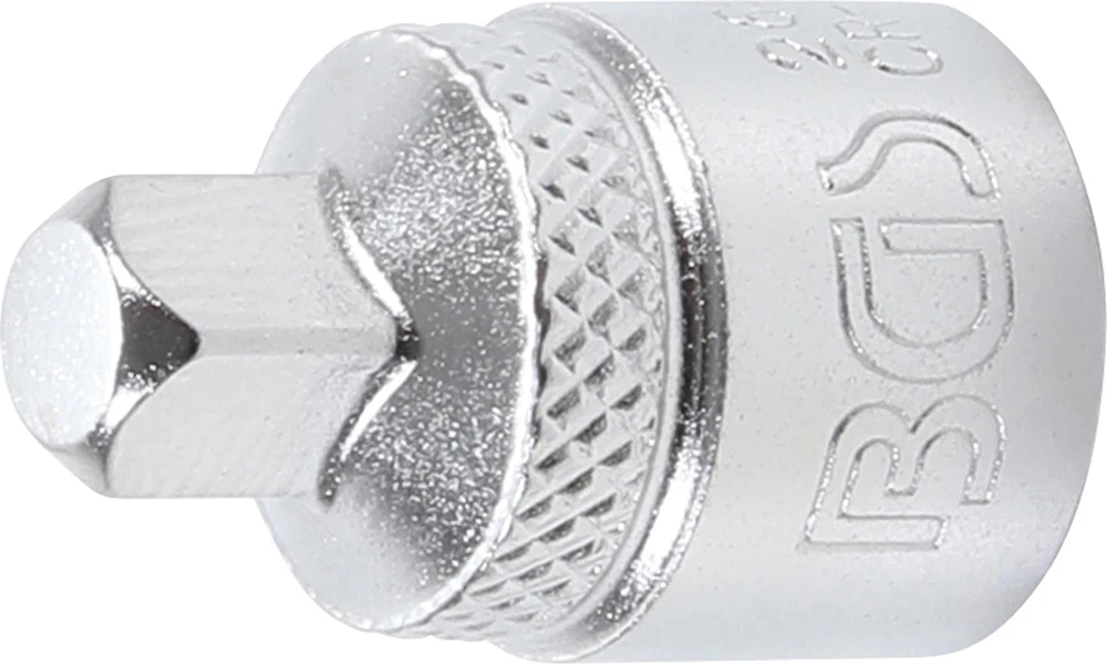 Grąžtas BGS GALVUTĖS ADAPTERIS | VIDINIS KVADRATAS 10 MM (3/8") – IŠORINIS KVADRATAS 6,3 MM (1/4") (269)