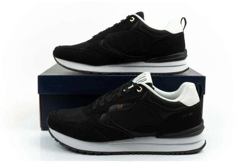Gap vyriški sportbačiai Run Spirit Basic, juodi, madingi
