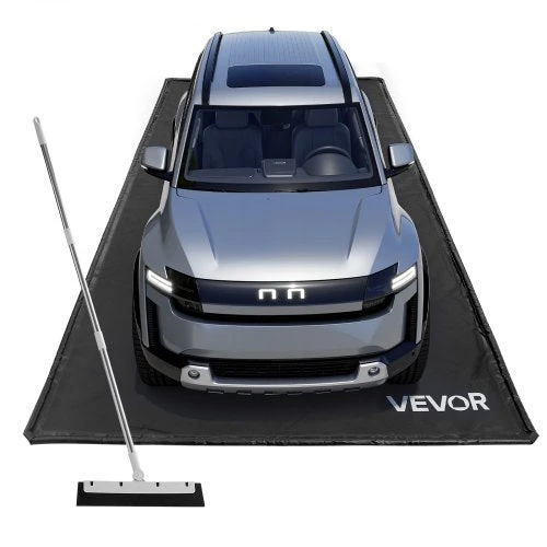 VEVOR Neslystantis PVC garažo kilimėlis, 2,4 x 4,9 m