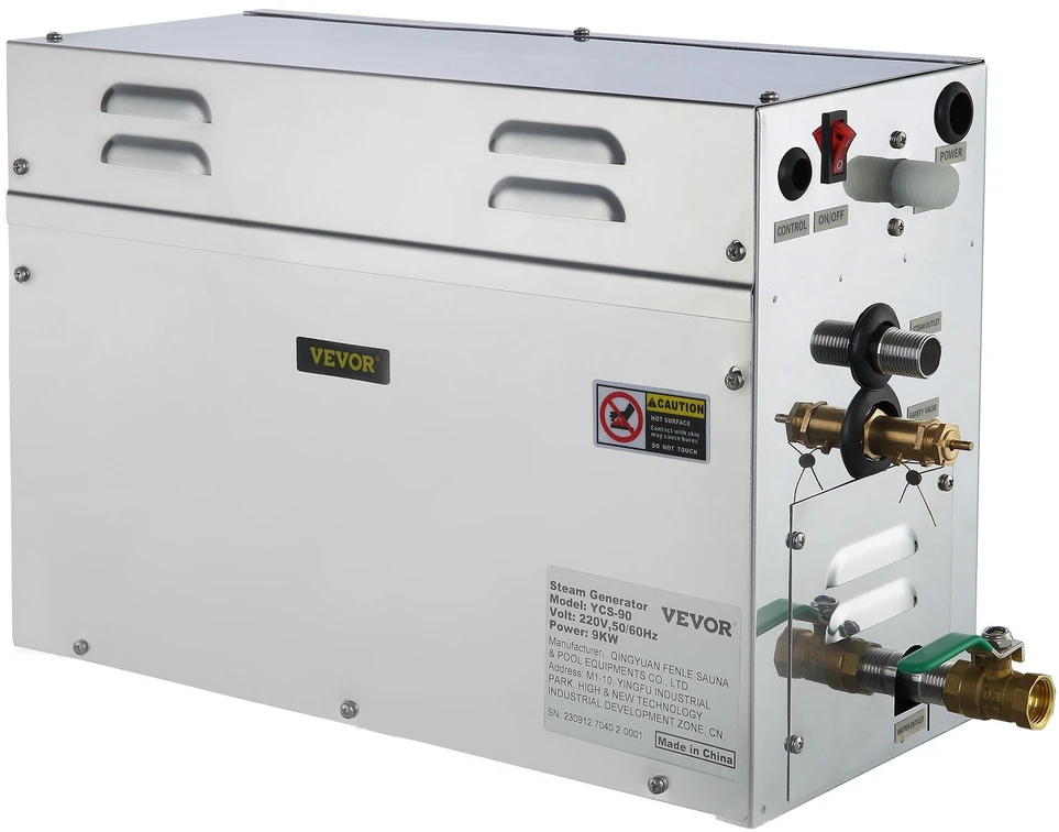 VEVOR 9 kW garo generatorius spa ir saunai