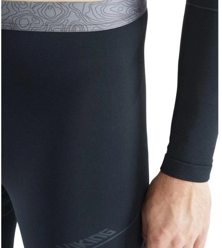 VIKING Gary 3/4 Set Bamboo men's underwear, dydis M, juodas