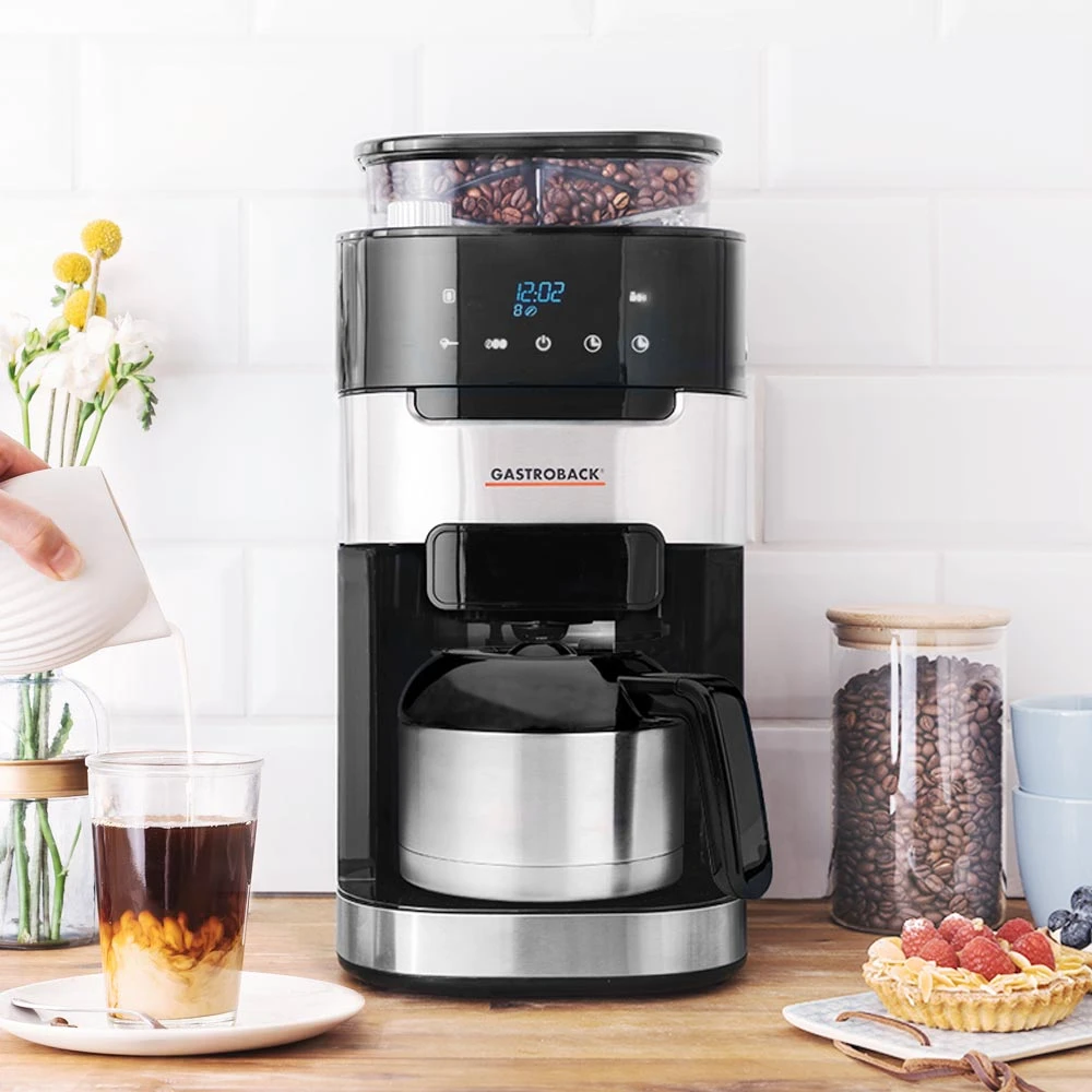 Gastroback 42711S filtrinis kavos aparatas su malūnėliu Grind & Brew Pro Thermo
