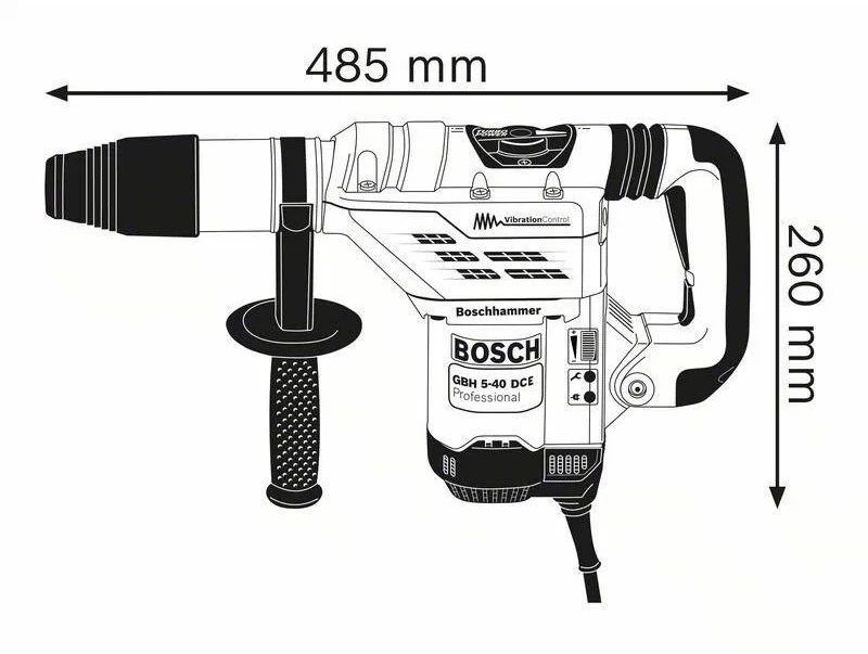 Perforatorius Bosch GBH 5-40 DCE PROFESSIONAL
