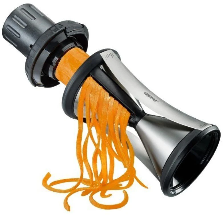 GEFU SPIRELLI XL slicer Manual Juodas, Nerūdijantis plienas Plastic, Nerūdijantis plienas