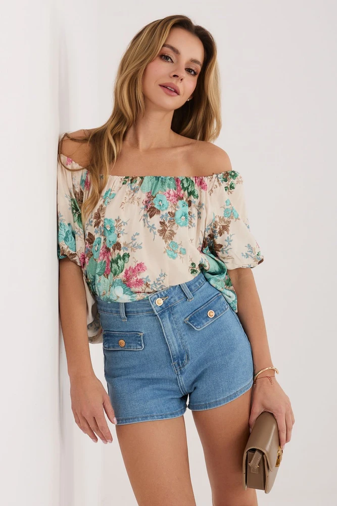 Gėlėta palaidinė Italy Moda