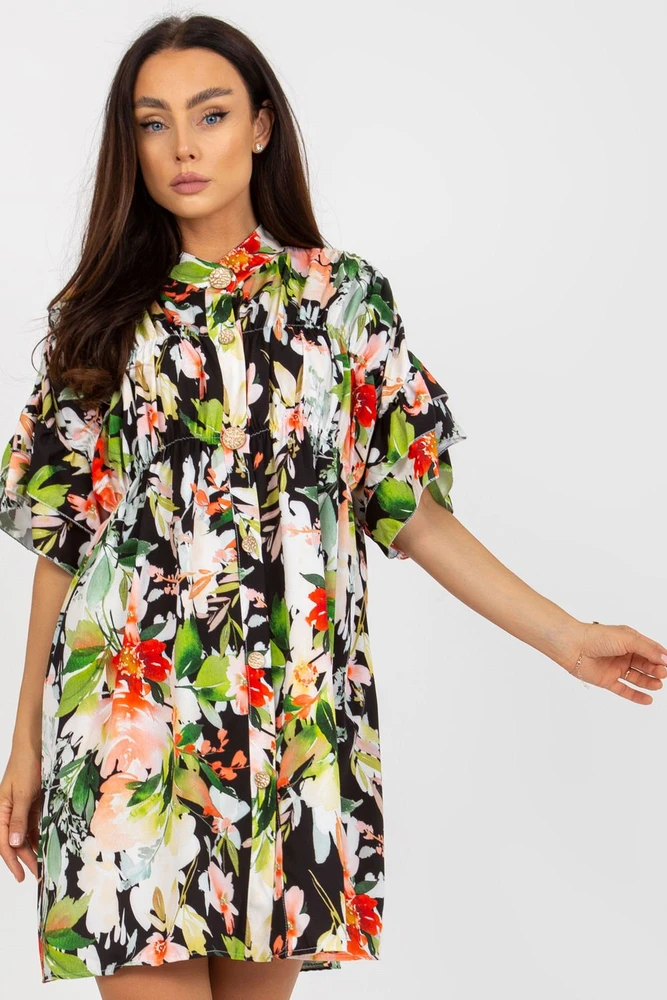 Gėlėta vasarinė suknelė Italy Moda