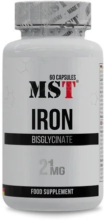 MST Geležies Bisglicinate 60 Kapsulių