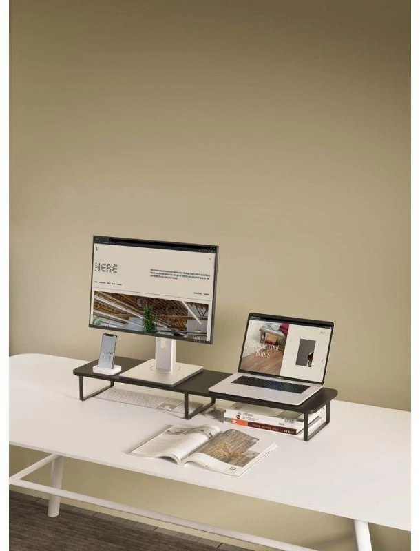 Monitoriaus Laikiklis - Gembird MS-Table2, Juodas