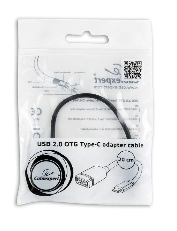 GEMBIRD A-OTG-CMAF2-01 USB 2.0 OTG C tipo adapterio kabelis CM/AF