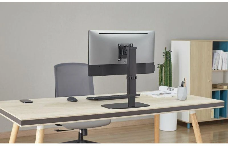 Laikiklis Gembird MS-D1ST-02 Height adjustable full-motion monitorius desk stand, 17"-32", juodas