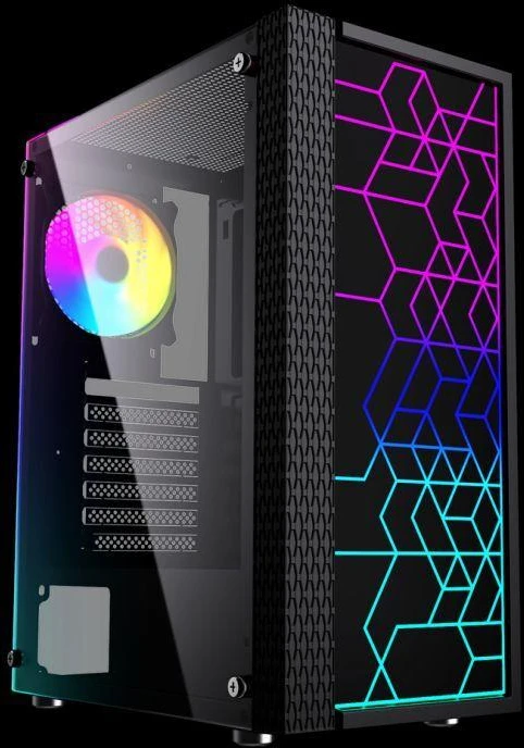 Kompiuterio korpusas GEMBIRD 2500 ATX, ARGB apšvietimas, juodas