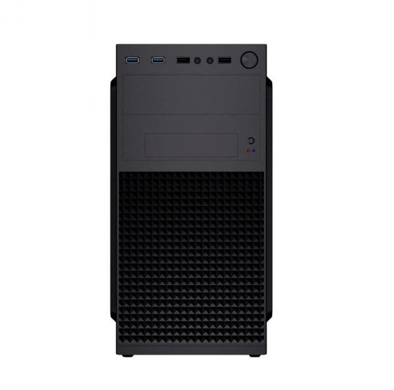 GEMBIRD FORNAX K300 mini-bokštelio korpusas (2x USB 3.0, 2x USB 2.0, HD garso) juodas