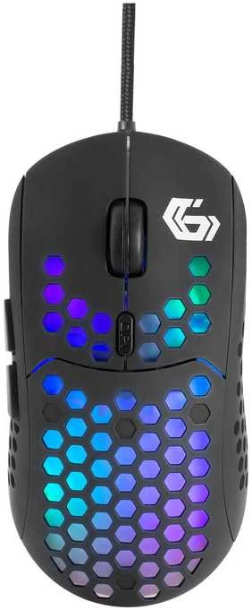 GEMBIRD USB žaidimų RGB apšvietimas pelė RAGNAR RX400 6 mygtukai 7200DPI