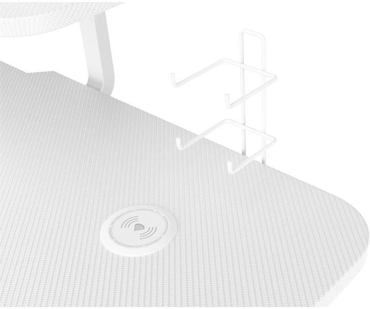Žaidimų stalas Genesis Holm 320 RGB Gaming Desk, Baltas