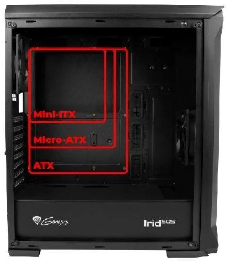 Natec GENESIS CASE IRID 505 MIDI BOKŠTAS