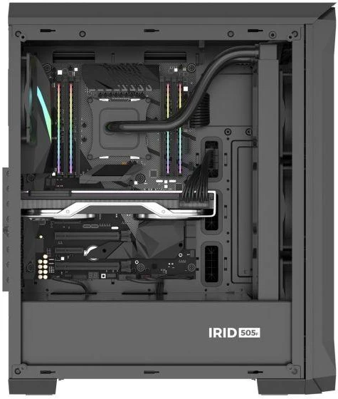 Ausinės GENESIS IRID 505F Midi korpusas su langu USB 3.0 NPC-1997