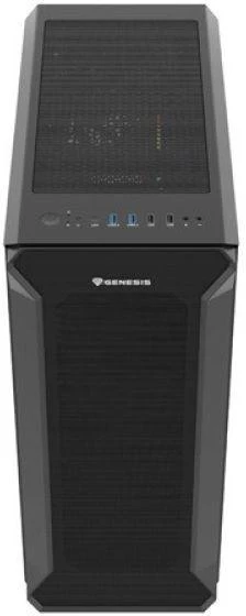 Ausinės GENESIS IRID 505F Midi korpusas su langu USB 3.0 NPC-1997