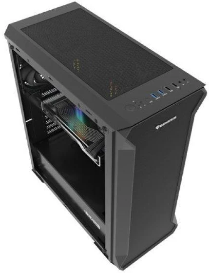 Ausinės GENESIS IRID 505F Midi korpusas su langu USB 3.0 NPC-1997