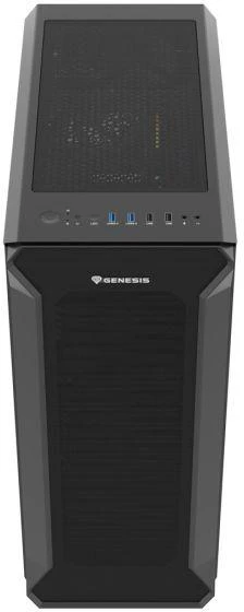 Ausinės GENESIS IRID 505F Midi korpusas su langu USB 3.0 NPC-1997