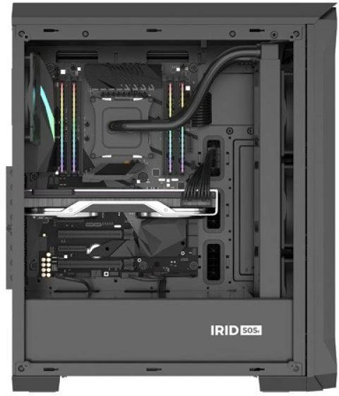 Ausinės GENESIS IRID 505F Midi korpusas su langu USB 3.0 NPC-1997
