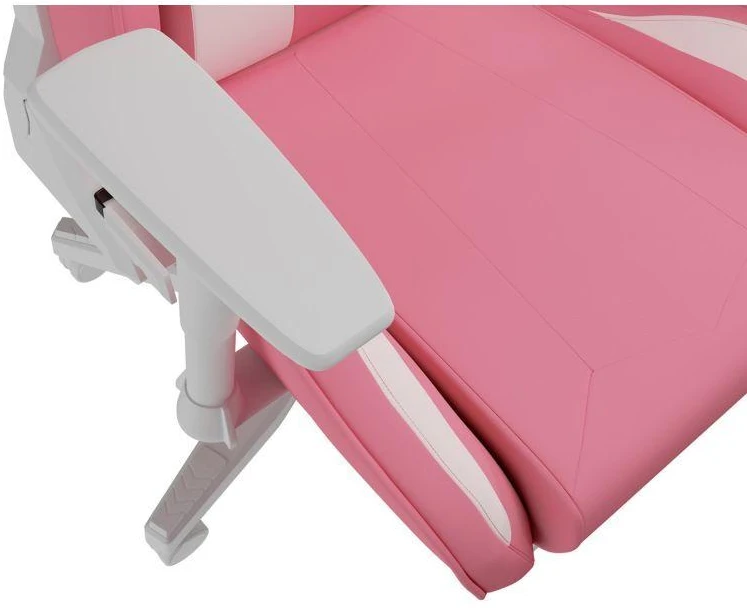 Genesis Gaming Chair Nitro 710 Atlošo apmušalų medžiaga: Eko oda, Sėdynės apmušalų medžiaga: Eko oda, Pagrindo medžiaga: Nailonas, Ratukų medžiaga: Nailonas su CareGlide danga | Rožinė/Baltas