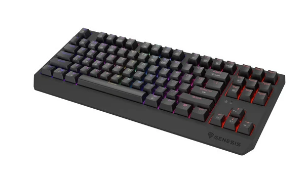 Genesis | THOR 230 | Mechaninė klaviatūra žaidimams | Wireless | US | Outemu Silent Lemon | Juodas