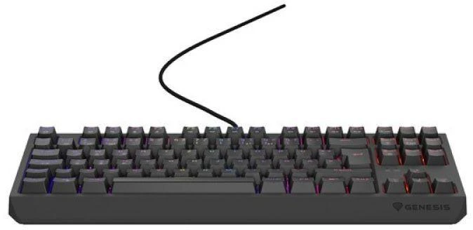GNS ŽAIDIMŲ KLAVIATŪRA GENESIS THOR 230 TKL DE RGB MECHANINĖ OUTEMU Raudonas JUODA HOT SWAP
