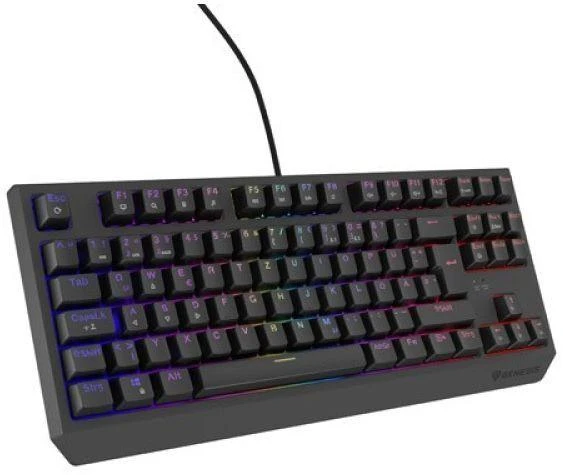GNS ŽAIDIMŲ KLAVIATŪRA GENESIS THOR 230 TKL DE RGB MECHANINĖ OUTEMU Raudonas JUODA HOT SWAP