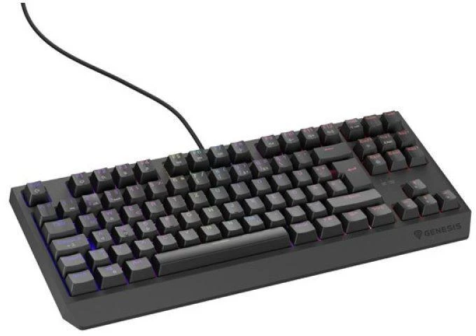 GNS ŽAIDIMŲ KLAVIATŪRA GENESIS THOR 230 TKL DE RGB MECHANINĖ OUTEMU Raudonas JUODA HOT SWAP