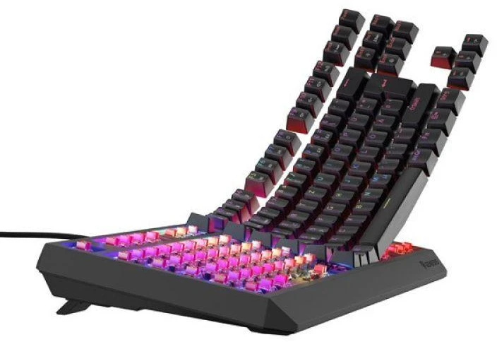 GNS ŽAIDIMŲ KLAVIATŪRA GENESIS THOR 230 TKL DE RGB MECHANINĖ OUTEMU Raudonas JUODA HOT SWAP