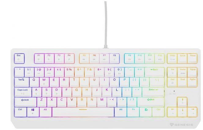 Ausinės GENESIS Thor 230 TKL USB + RF QWERTY klaviatūra