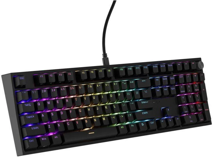 Klaviatūra žaidimams Genesis Thor 404 Gateron Geltona Pro su laidu mechaninė su pašvietimu juoda