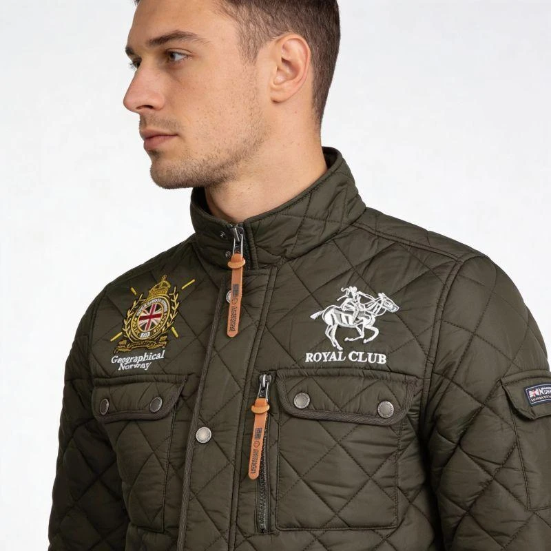 Geographical Norway BELIFICIO MEN 001 vyriška striukė chaki (WY4492H/GN-KAKI)