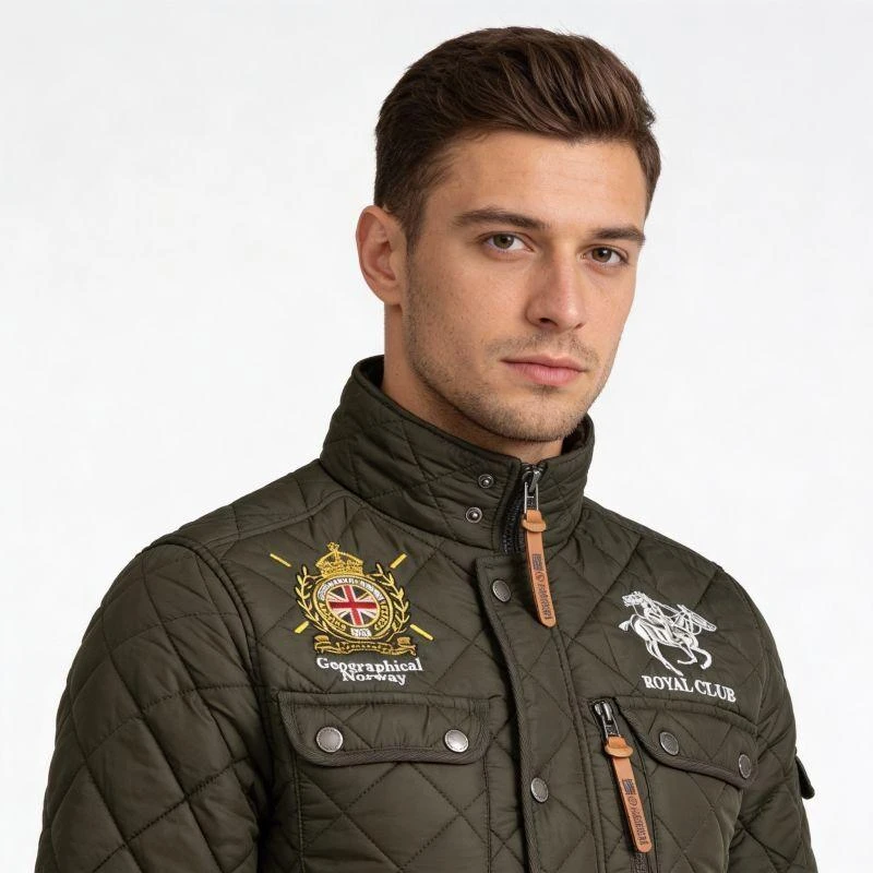 Geographical Norway BELIFICIO MEN 001 vyriška striukė chaki (WY4492H/GN-KAKI)