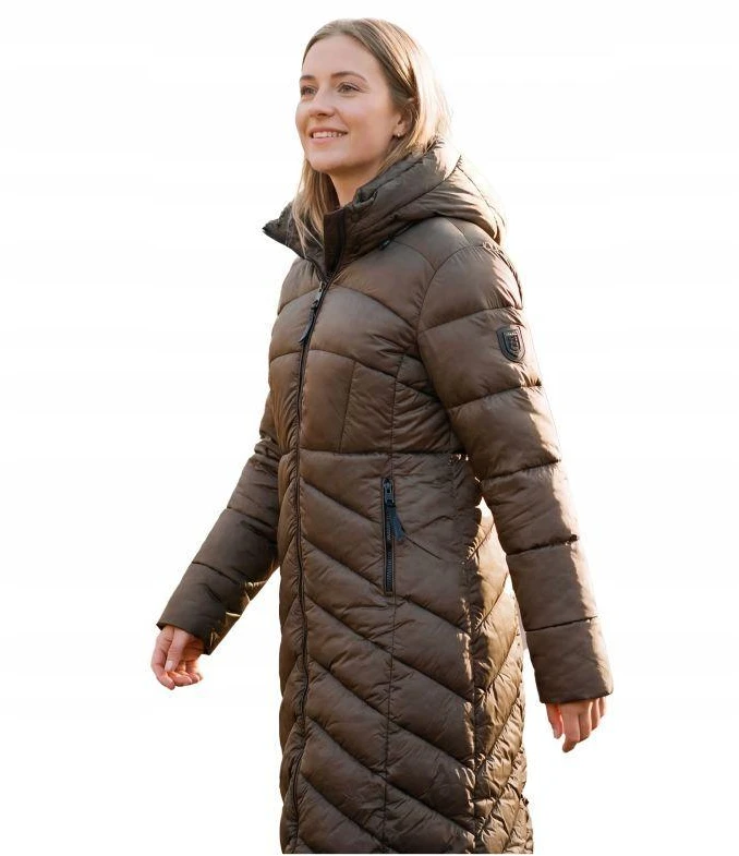 Geographical Norway Blanche ilga chaki spalvos moteriška striukė (WZ5491F/GN-Kaki)