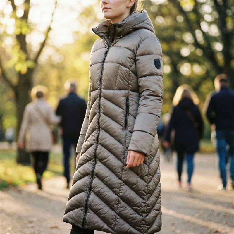 Geographical Norway Blanche ilga "taupe" spalvos DB Lady 0116 "taupe" moteriška striukė (WZ5490F/GN-Taupe)