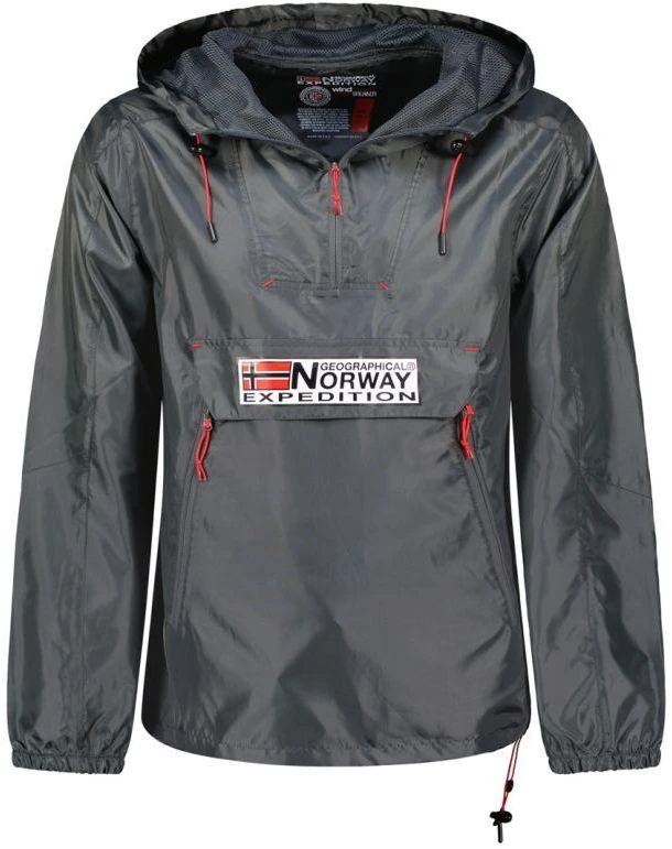 Geographical Norway Choupa vyriška tamsiai pilka pavasarinė striukė 244 Goz-Art tamsiai pilka (WW4243H/GN-Dark Pilkas)