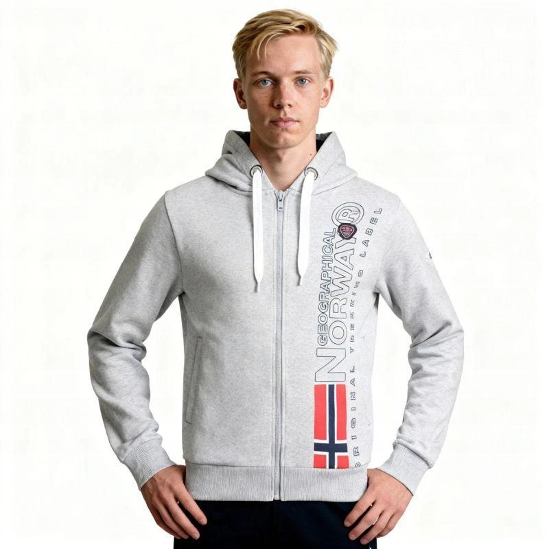 Geographical Norway Fogora DB 100 M džemperis WZ3066H/GN-Blended Gray