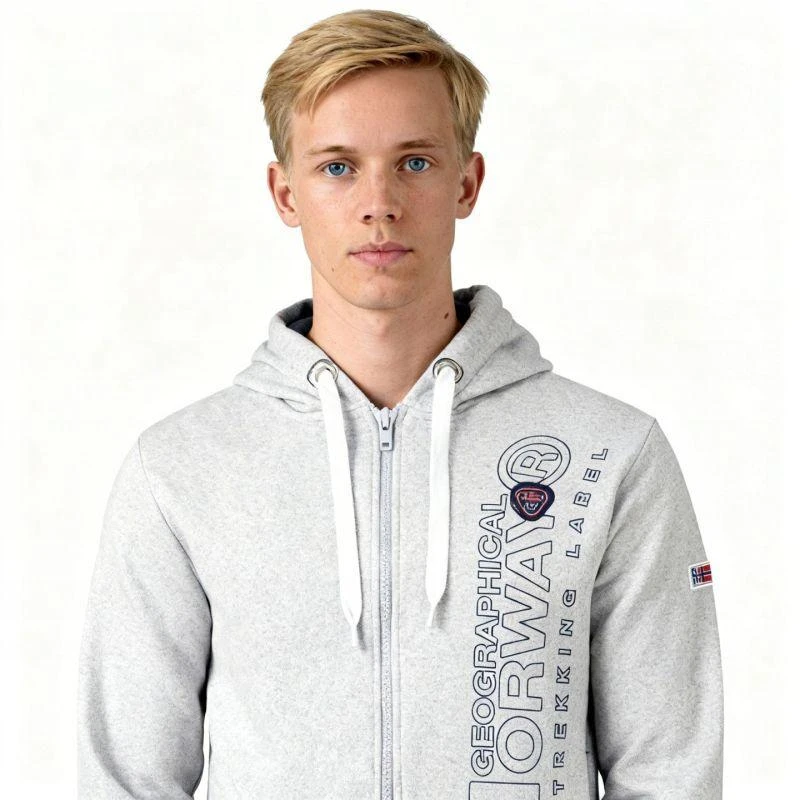 Geographical Norway Fogora DB 100 M džemperis WZ3066H/GN-Blended Gray