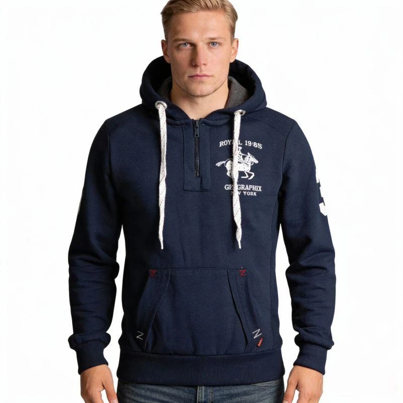 Geographical Norway Folton EO 100 M džemperis WW4783H/GNO-Navy