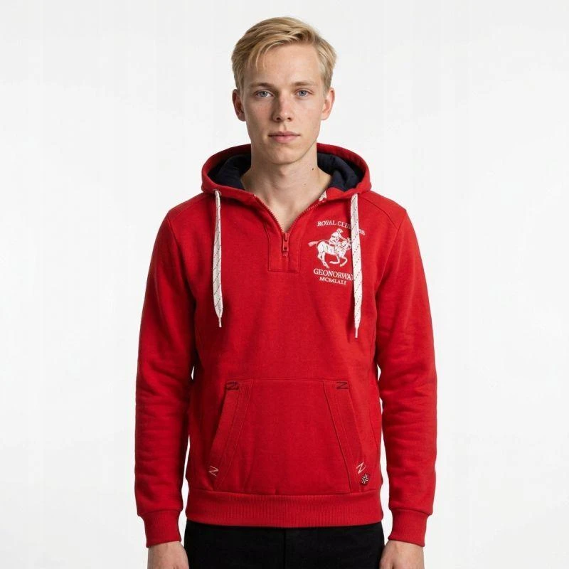 Geographical Norway Folton EO 100 M džemperis WW4783H/GNO-Raudona
