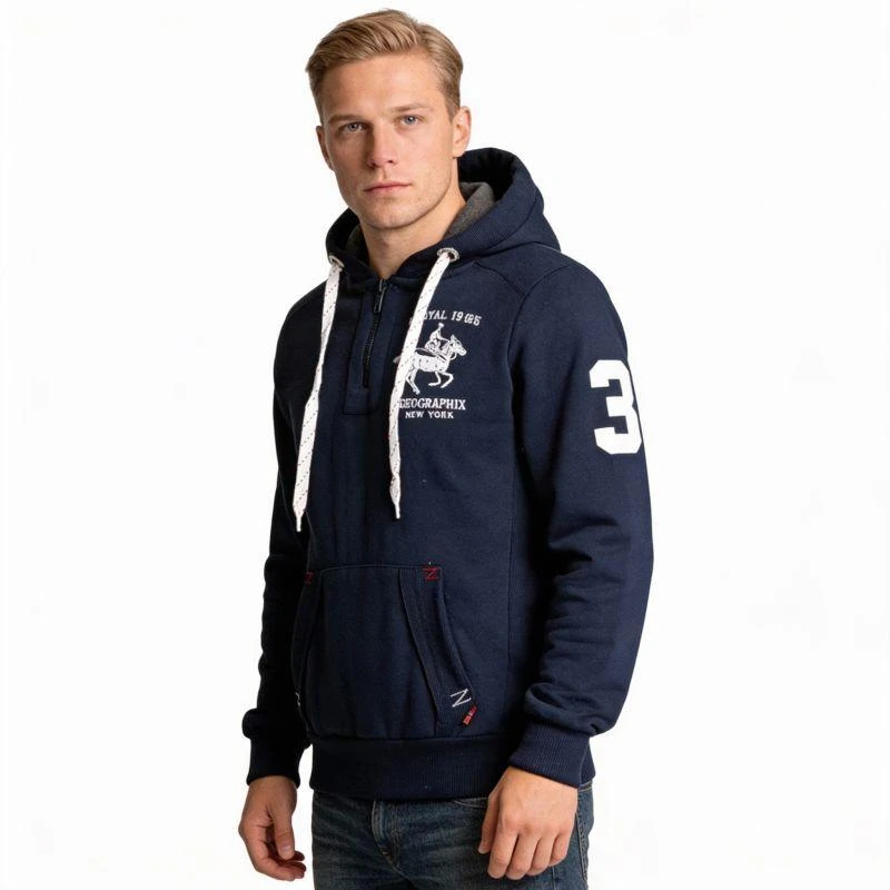 Geographical Norway Folton EO 100 M džemperis WW4783H/GNO-Navy